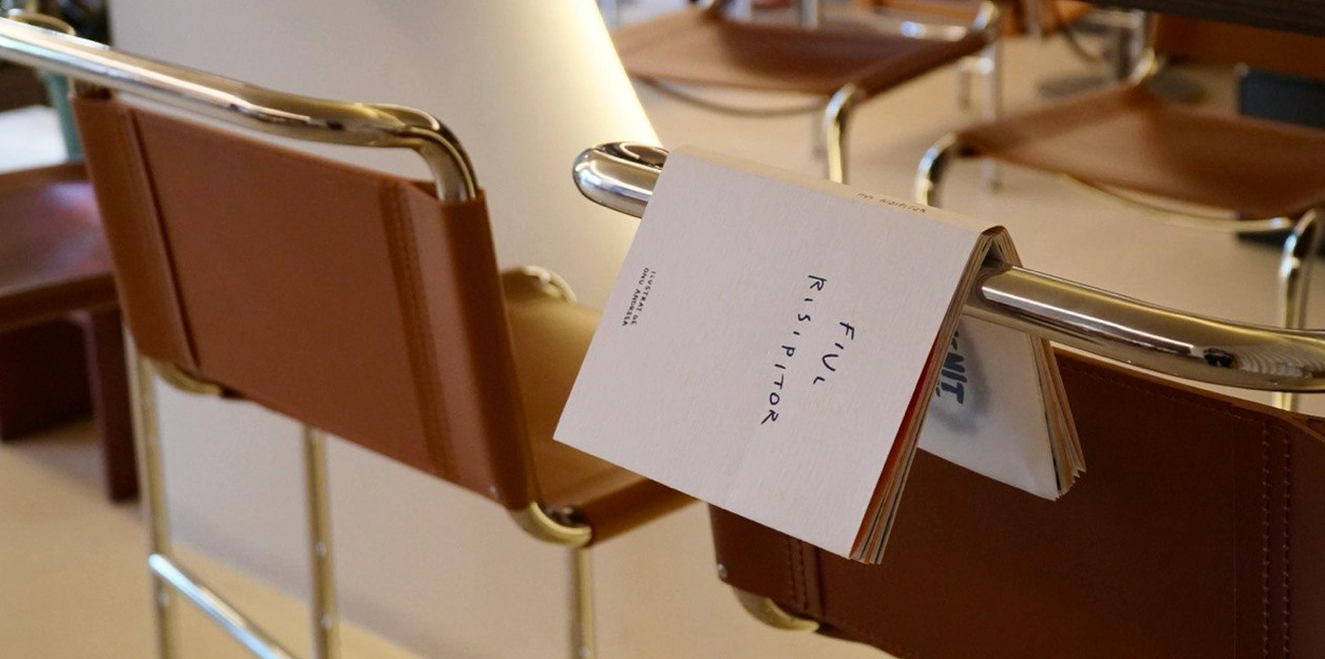 The Prodigal Son — book design displayed on a chair